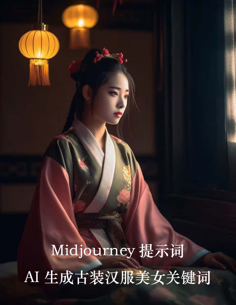 图片[2]-Midjourney关键词-AI生成中国风古装汉服美女人像提示关键词-网创特工