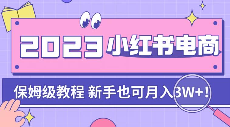 阿本带你从0到1，掌握小红书电商的秘密【实战课程】-网创特工