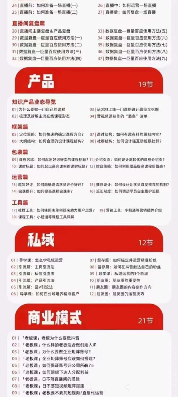 图片[3]-网红校长·短视频IP变现通关秘笈：短视频篇+直播篇+产品篇+私域篇+商业模式-网创特工