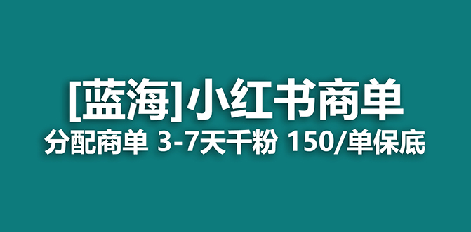 2023蓝海项目，小红书商单，快速涨粉，最强蓝海项目，千粉利润机会【长期稳定】-网创特工