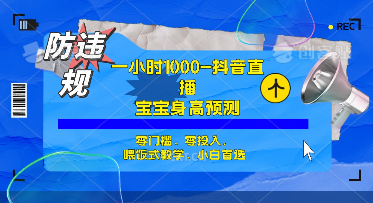 QQ估值宝宝身高预测：半小时1000，零门槛、零投入，喂饭式教学，小白首选-网创特工