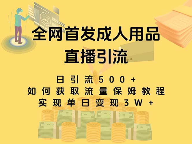 最新全网独创首发，*直播引流获客暴力玩法，单日变现3w保姆级教程-网创特工