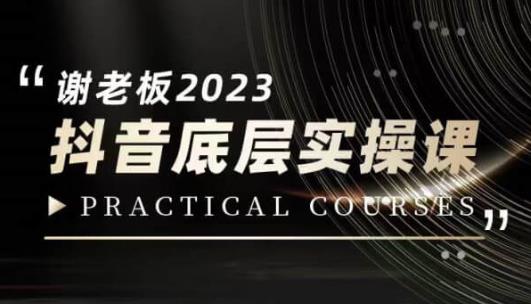 蟹老板·2023抖音底层实操课，打造短视频的底层认知-网创特工