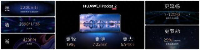 华为Pocket 2折叠屏手机发布，6.94英寸大屏更轻更薄-网创特工